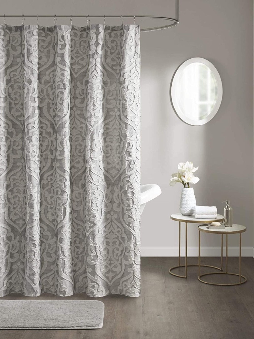Modern Bathroom Shower Curtain by Madison Park (Like New)